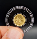 .9999 Pure Gold Coin Prospector Round Sealed In Capsule Ships Free!