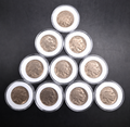 Lot of 10 Buffalo / Indian Head Nickel Coins with Full Dates, US Coins!