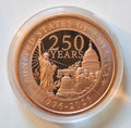 1 oz U.S. 250th Anniversary Copper Round in Capsule .999 Fine Bullion