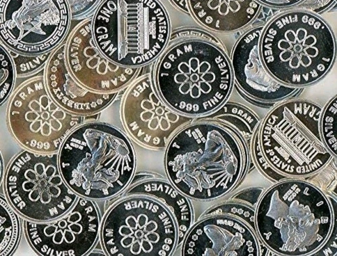 20x PURE .999 Fine Silver Rounds Bullion Estate Lot Amazing Designs