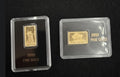 Lot 2 Gold Bar Set America the Free .9999 Fine  Lady Liberty Indian Buffalo