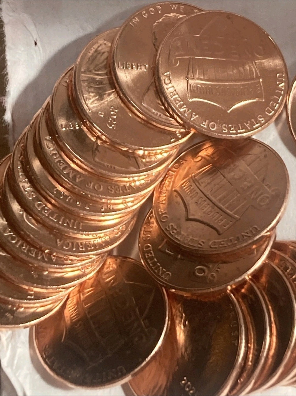 5 FREE 2025D  CENTS w/ EA 2025 D Lincoln 50 Cent  Roll 🤔 55 Cent FV
