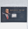 Donald Trump Tribute Card w/ Genuine 1g .999 Fine Silver American Flag Bar