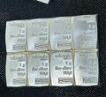 (8) sheet 1 gram 999 silver Valcambi bars