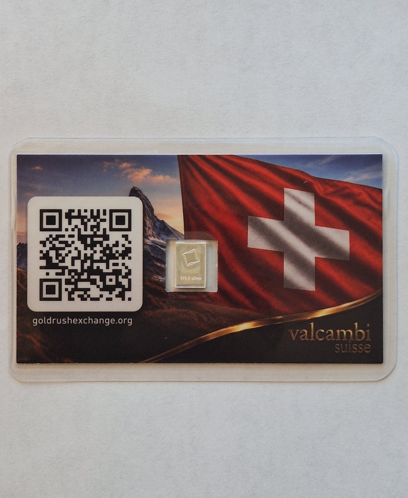 Trump Spirit Airlines & Valcambi Tribute Card Set w/ 1g .999 Fine Silver Bars