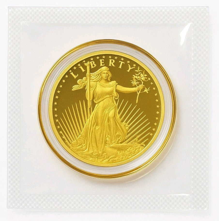2026 Cook Islands Saint-Gaudens $5 Gold Coin 24K .9999 Fine Gold w/ Display Case