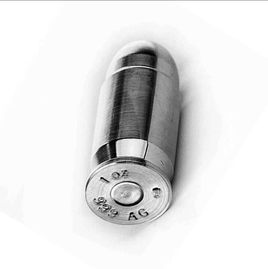 2 Boxs of 10 - 1 oz .999 Fine Silver Bullet .45 Caliber ACP 20 Oz Silver Total