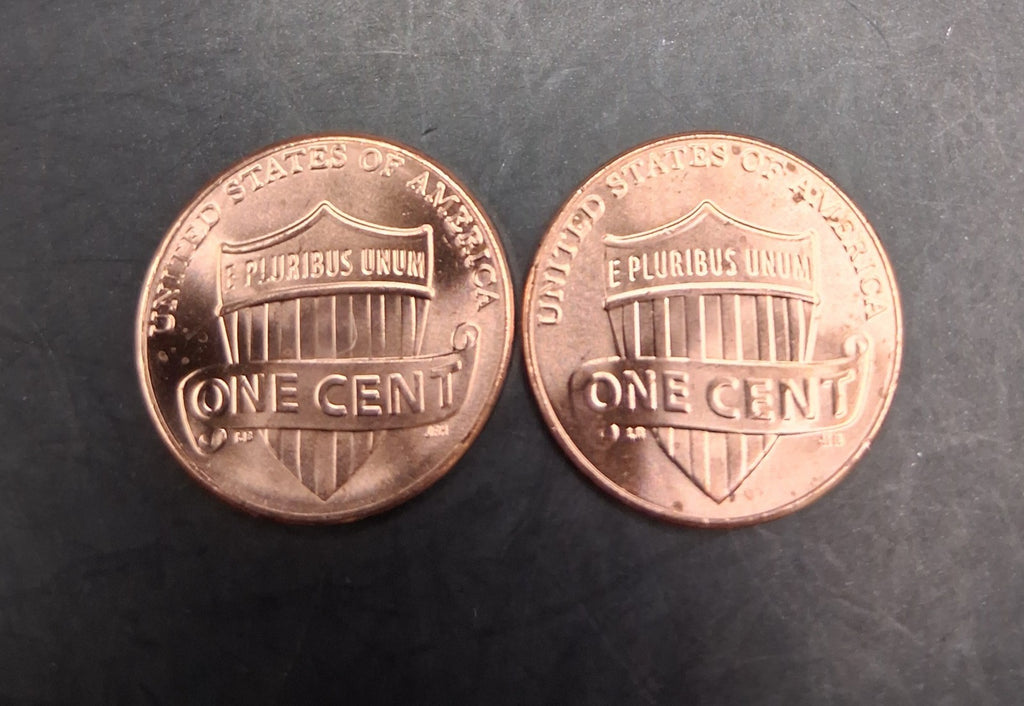 Lot 12 x 2025 Lincoln Pennies | 6 P & 6 D Uncirculated Mint Cents BU