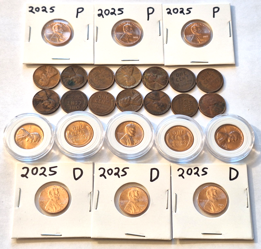 *ESTATE SALE* COIN LOT | Wheat Pennies BU & Circulated + 2025 Lincoln Cents