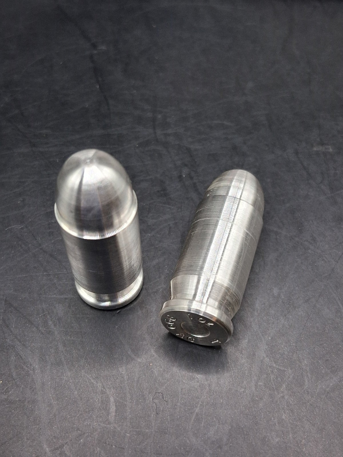 Lot 2 x 1oz Silver Bullet Bullion .999 Fine Silver .45 Auto ACP 2oz Total