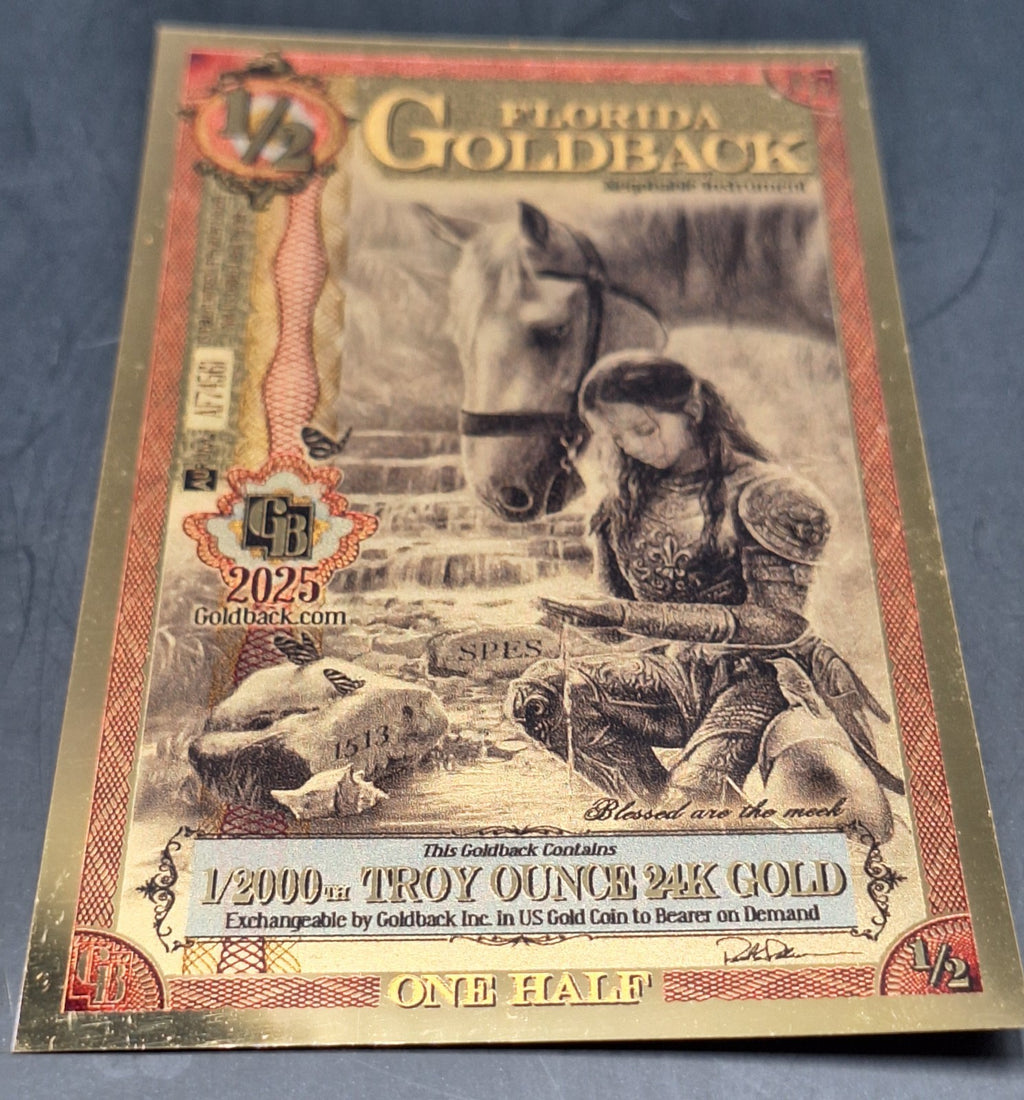 Goldback Gold Set 2 Idaho Notes & 2x 1/500 oz .9999 Fine Gold Rounds