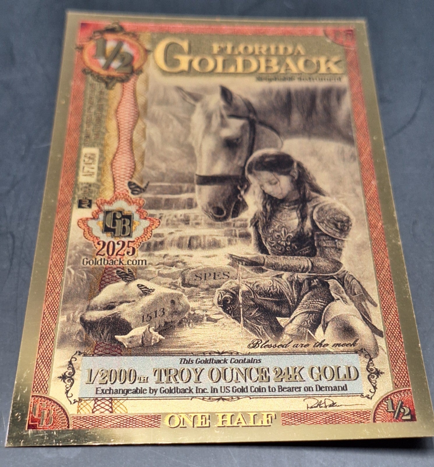 Goldback Gold Set 2 Idaho Notes & 2x 1/500 oz .9999 Fine Gold Rounds