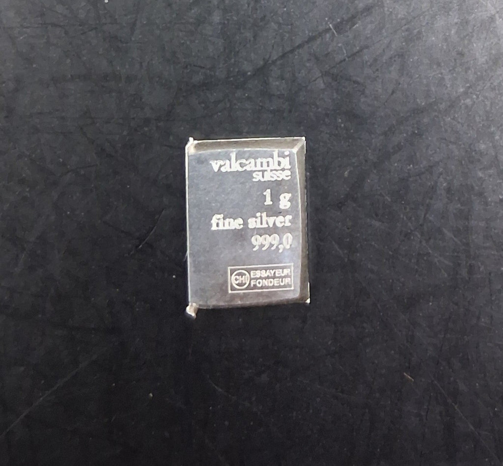 Goldback & Valcambi Suisse Silver Bar Set - 24K Gold & .999 Fine Silver