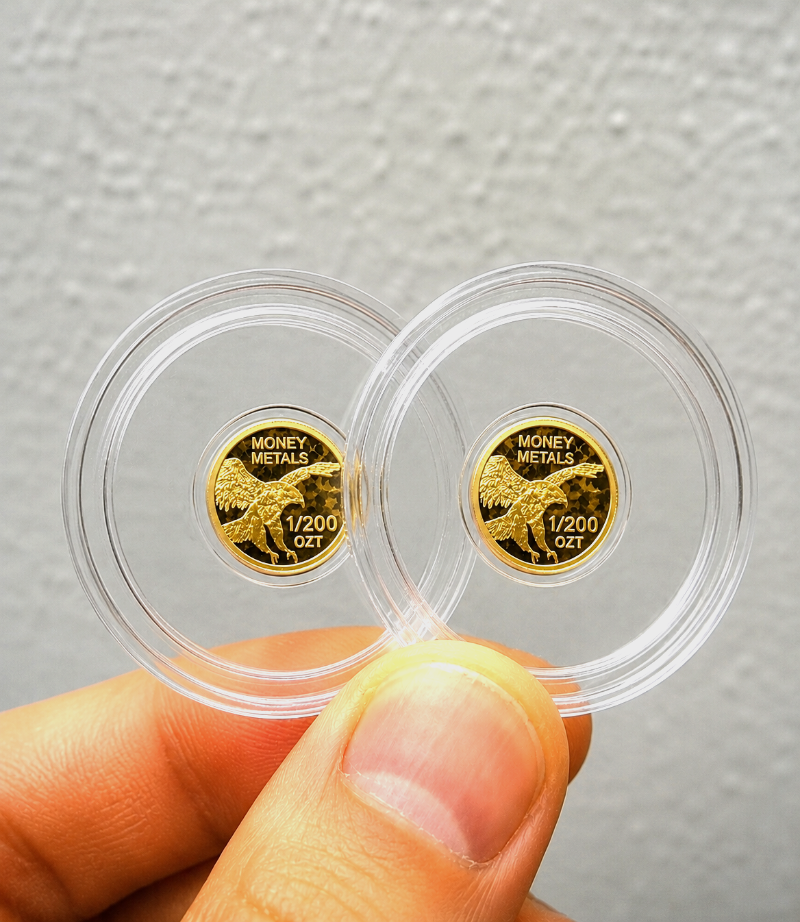 2x - 24k Pure Gold American Liberty Eagle Coin .9999 Fine Gold Rounds