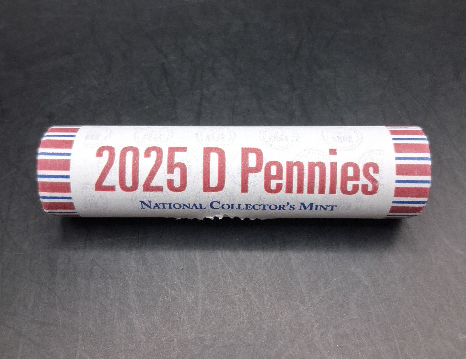 Lot 50x 2025 D Uncirculated Lincoln Shield Penny (1 Sealed Roll) BU Red