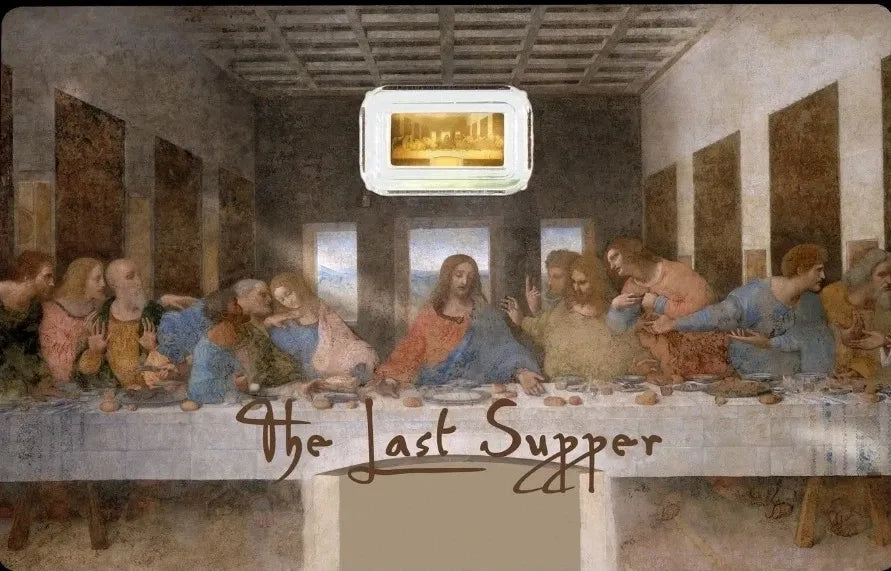2025 Last Supper 1/1000 oz .9999 Gold Coin in Card Mintage of 9999 Jesus Bara