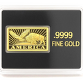 9999 Pure Gold Bar Buffalo Eagle America Tribute Collectible Bullion
