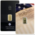 WE THE PEOPLE” 🇺🇸 .9999 GOLD Bar - Pure Investment Grade Bullion in Assay ✨