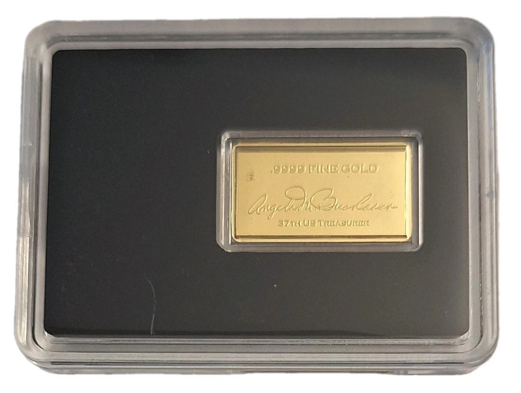 Fort Knox Bullion .9999 Pure Gold Bar Proof Collectible