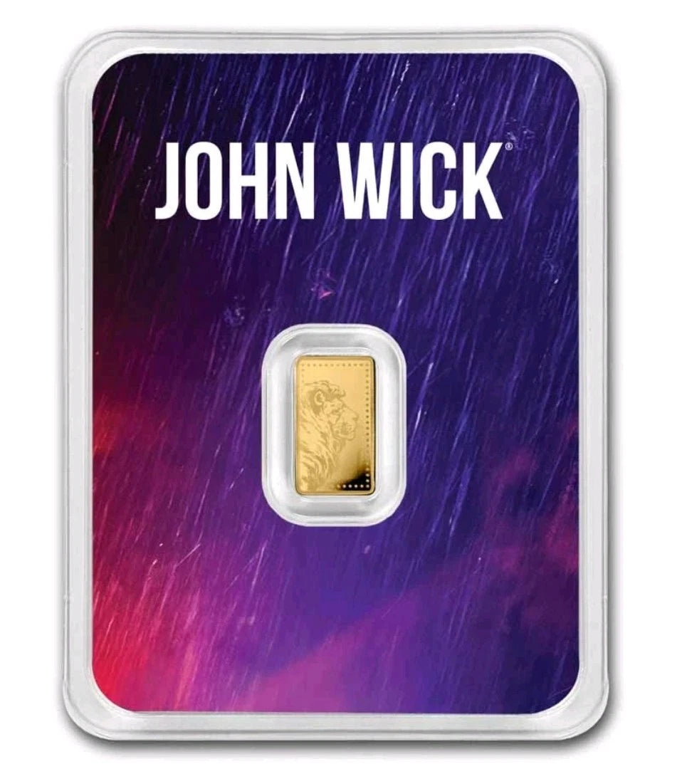 John Wick Pure Gold Bar 24k .9999