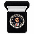 1 oz .999 Silver Charlie Kirk Memorial Coin    w/ Certificate & Display Case