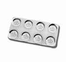 1/4 oz .999 Fine Silver - Building Block Bar - Quarter 2x4 Lego Bullion Stackable