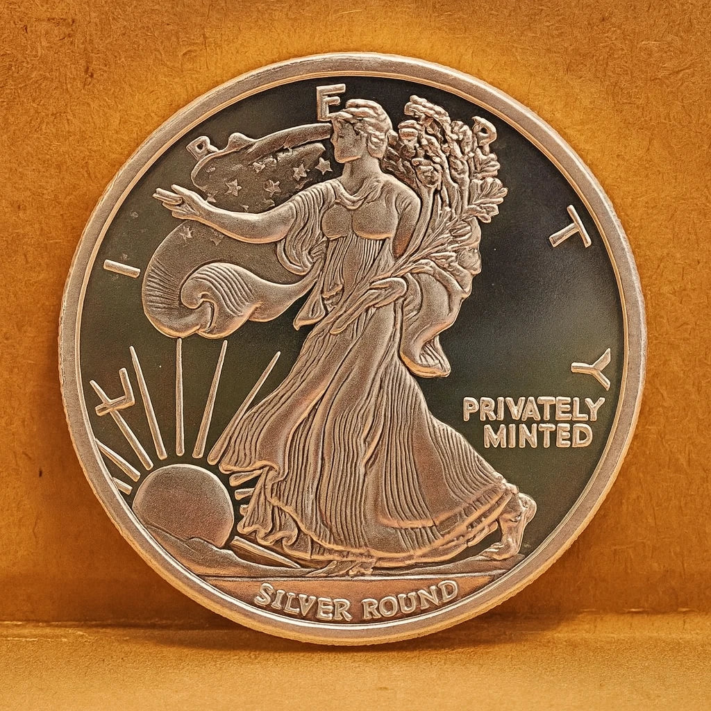 2025 .9999 Silver Walking Liberty Silver Round Bullion Coin