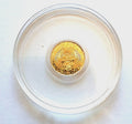 1/200 oz .9999 Pure Gold Egyptian Scarab Round   24K Fine Gold Bullion