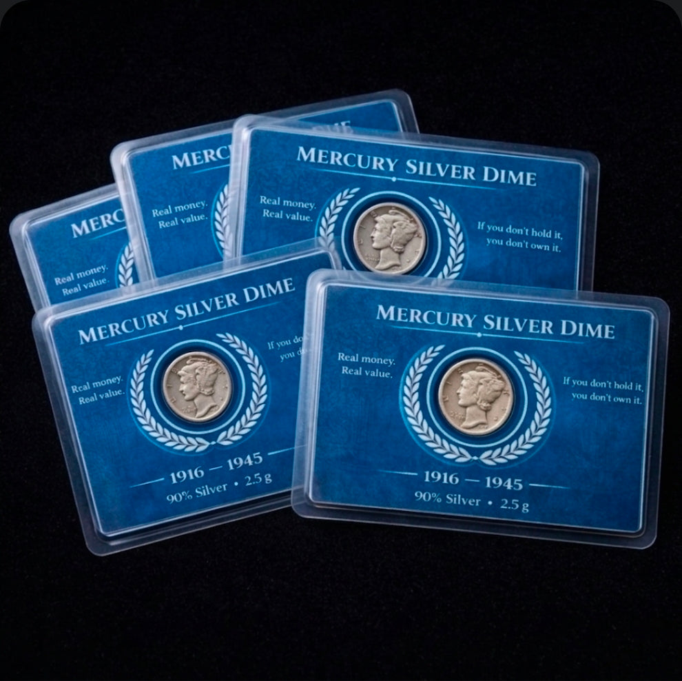 Free Mercury Silver Dime included with every order
